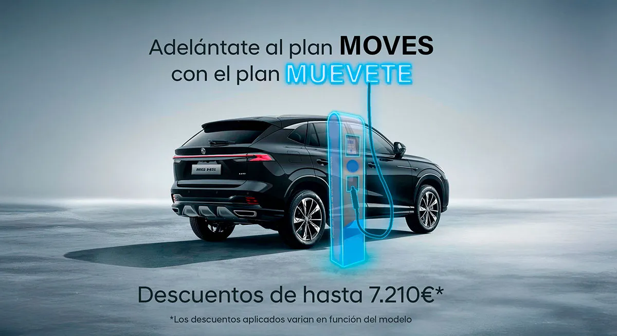 Hasta 7.210€ de descuento con el plan MUEVETE de MG
