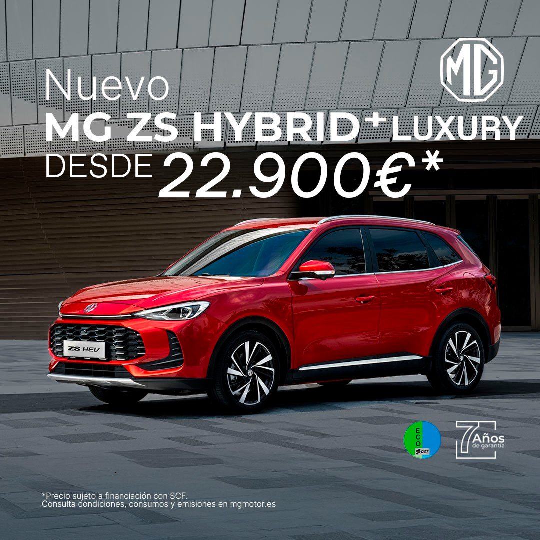 MG ZS Hybrid Luxury por 22.900€