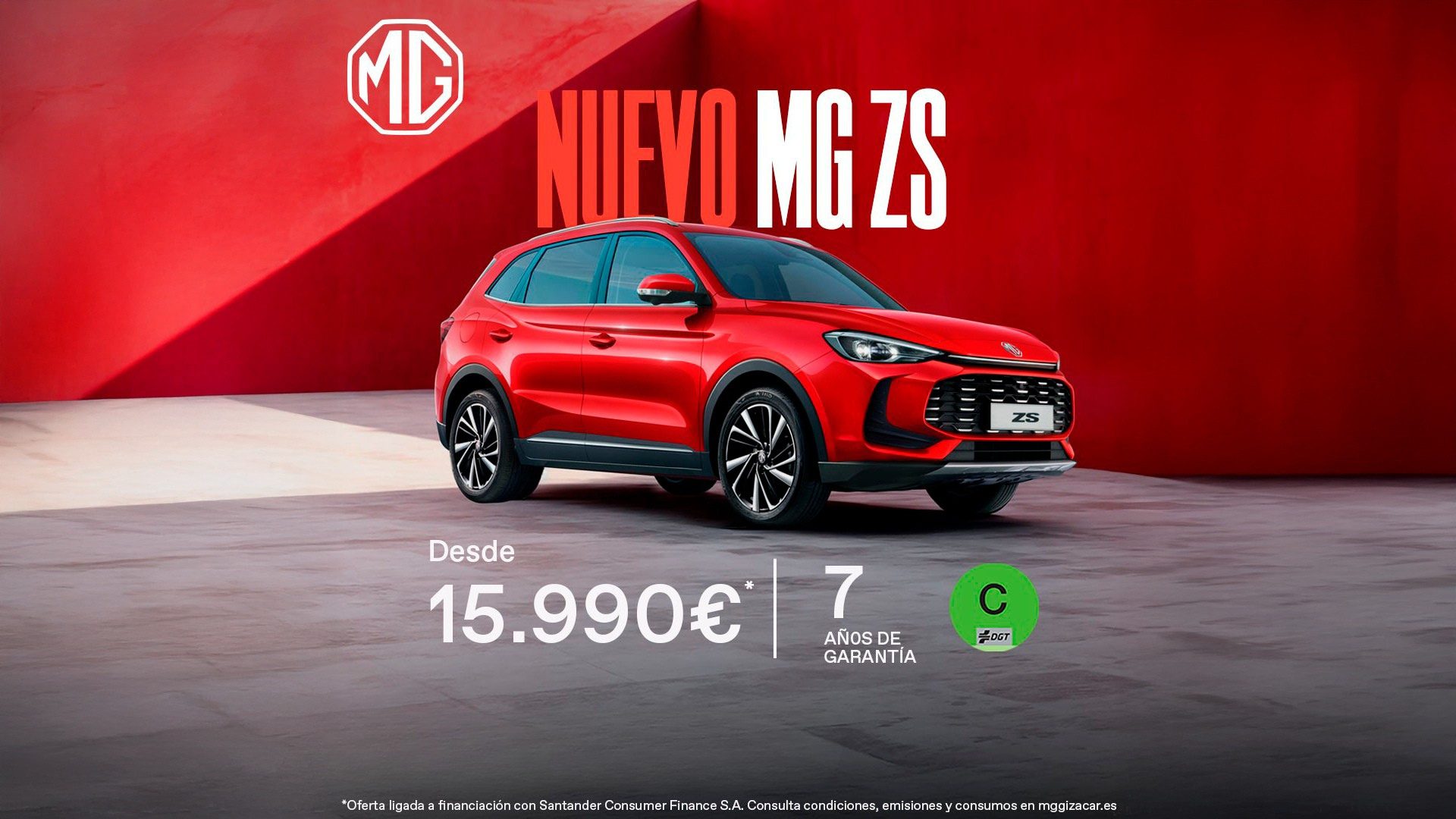 Nuevo MG ZS desde solo 15.990 €