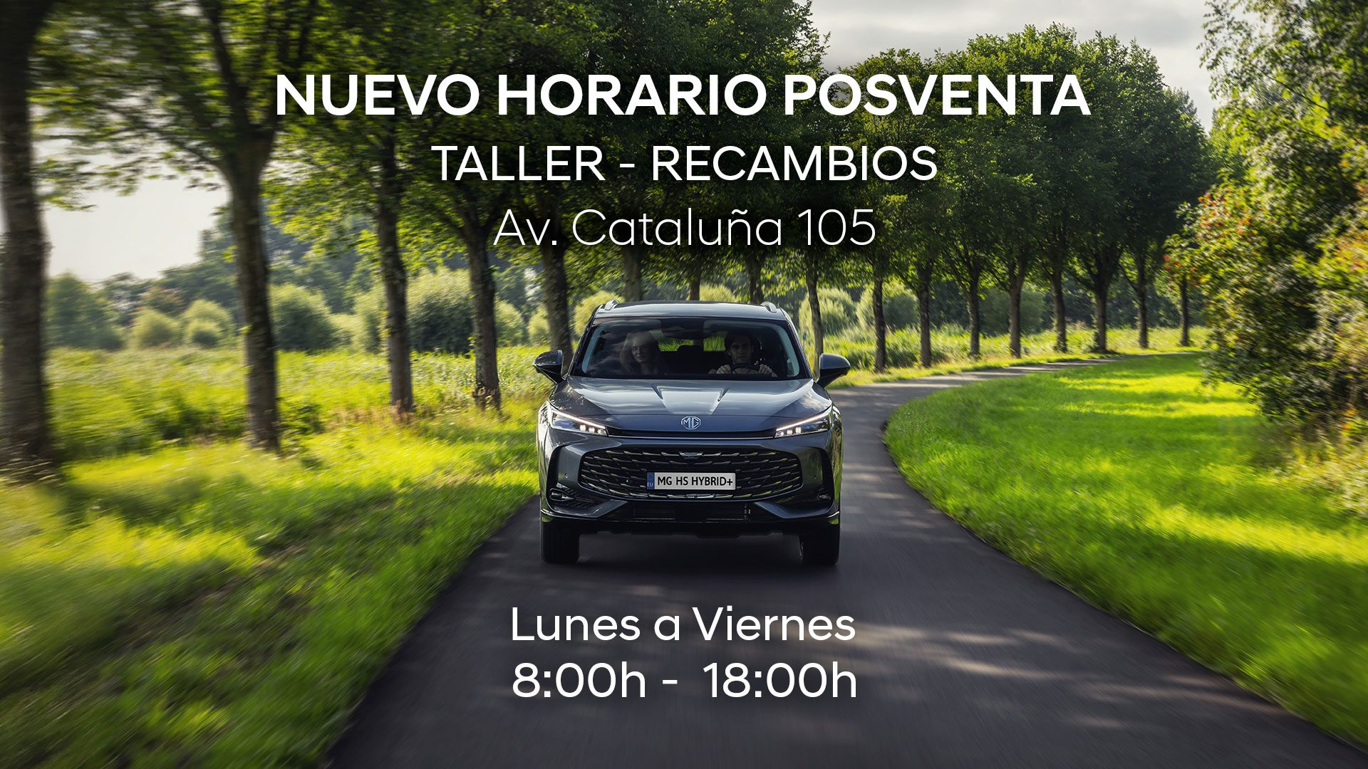 Nuevo horario MG Zaragoza