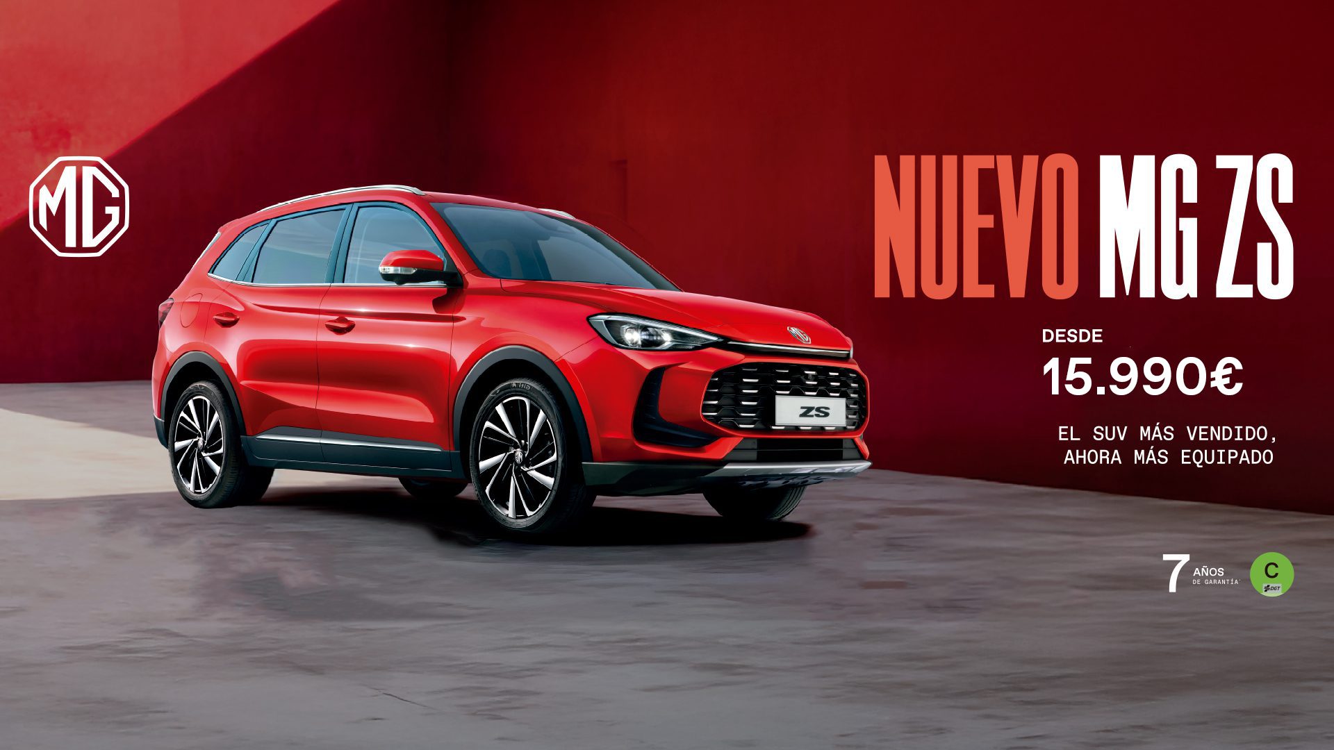 Estrena el nuevo MG ZS Gasolina desde 15.990€