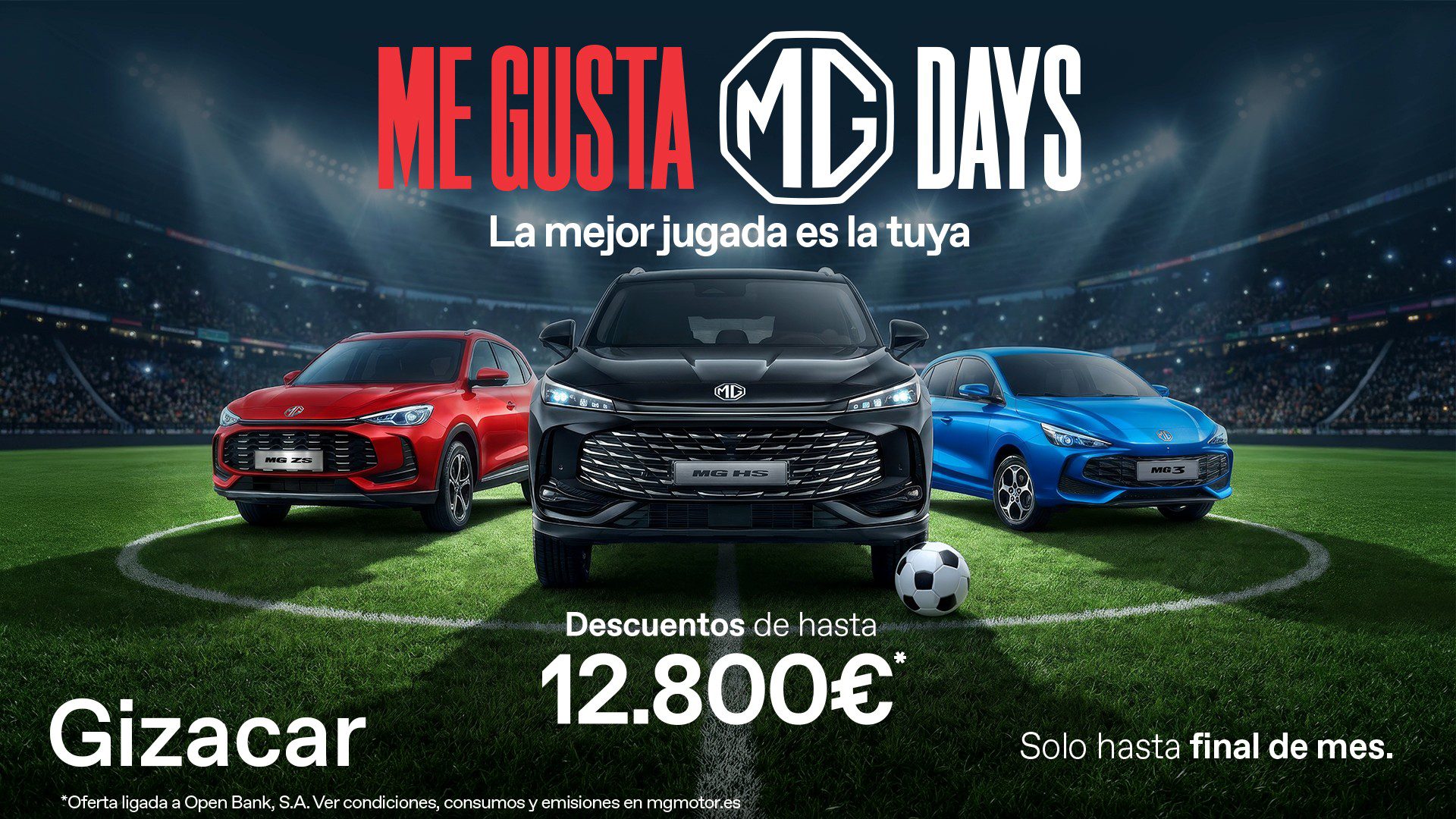 MG Days en Gizacar: descuentos de hasta 12.800€*