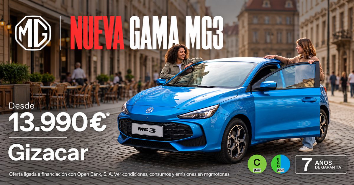 Nueva Gama MG3 desde 13.990 €